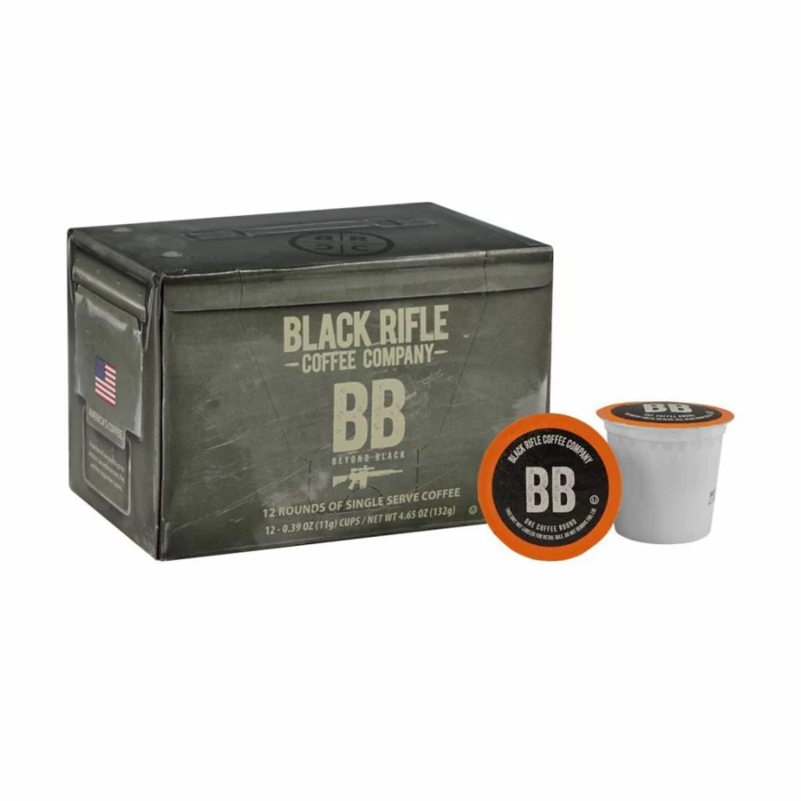 Black Rifle Coffee Company Beyond Black Dark Roast Single-Serve Coffee Pods, 84 Count - Compatible with Keurig Brewers