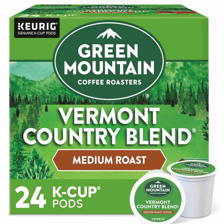 Green Mountain Coffee Roasters Vermont Country Blend K-Cups for Keurig - 24 Count (Pack of 1, Packaging May Vary)