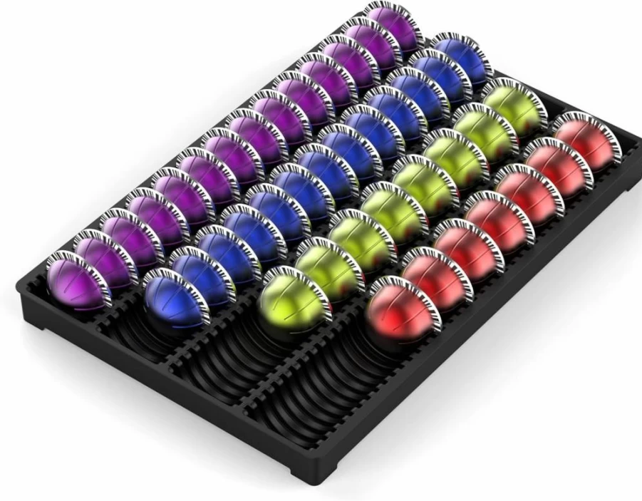 EVERIE Coffee Pod Organizer Drawer Insert for Nespresso VertuoLine Capsules – Countertop Storage Holder NCT04