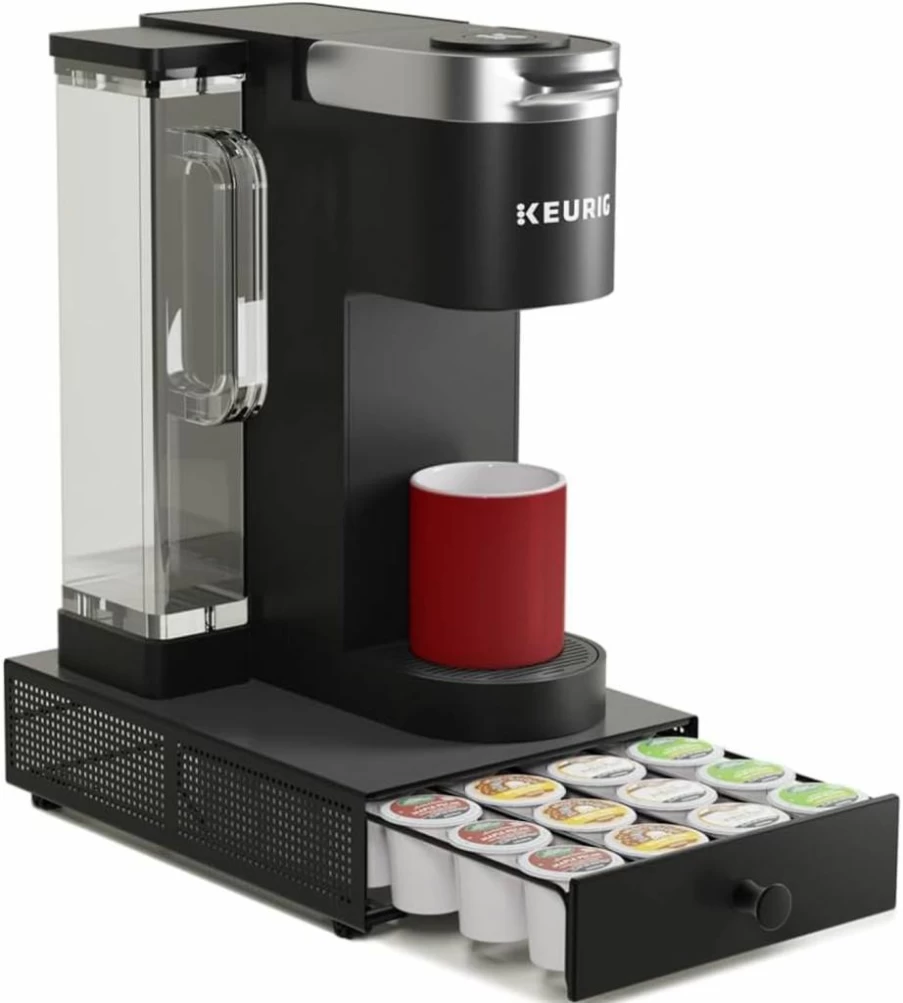 SICHEER 12-Cup Coffee Pod Organizer Stand for Keurig K-Cups - Countertop Storage Drawer Rack Holder Tray Accessories