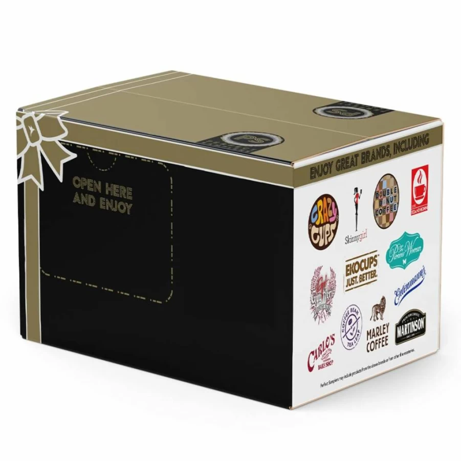 Perfect Samplers 50-Count Flavored Coffee Pods Variety Pack for Keurig - Vanilla, Chocolate & More K-Cup Pods for Single Serve Machines