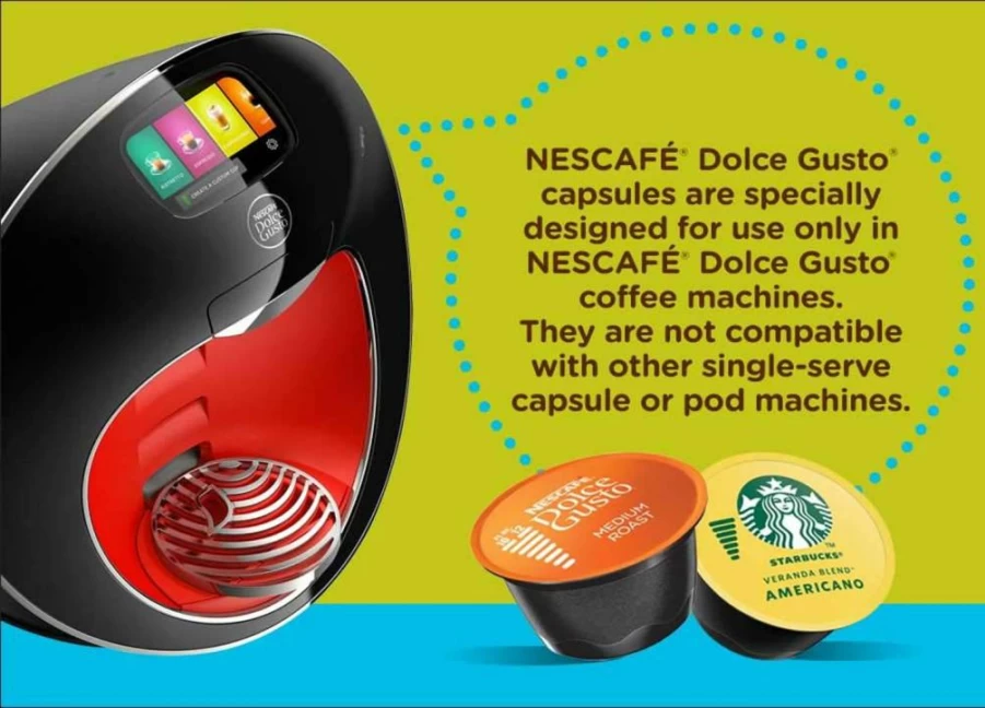 NESCAFE DOLCE GUSTO Espresso Intenso Coffee Pods, 48 Count (3 Packs of 16)