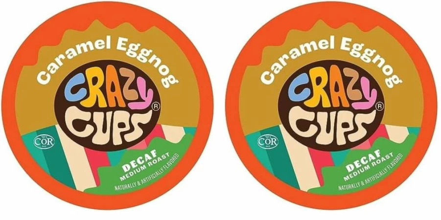 Crazy Cups Decaf Coffee Variety Pack Sampler - 40 K-Cups for Keurig 2.0 Brewers, Assorted Flavors
