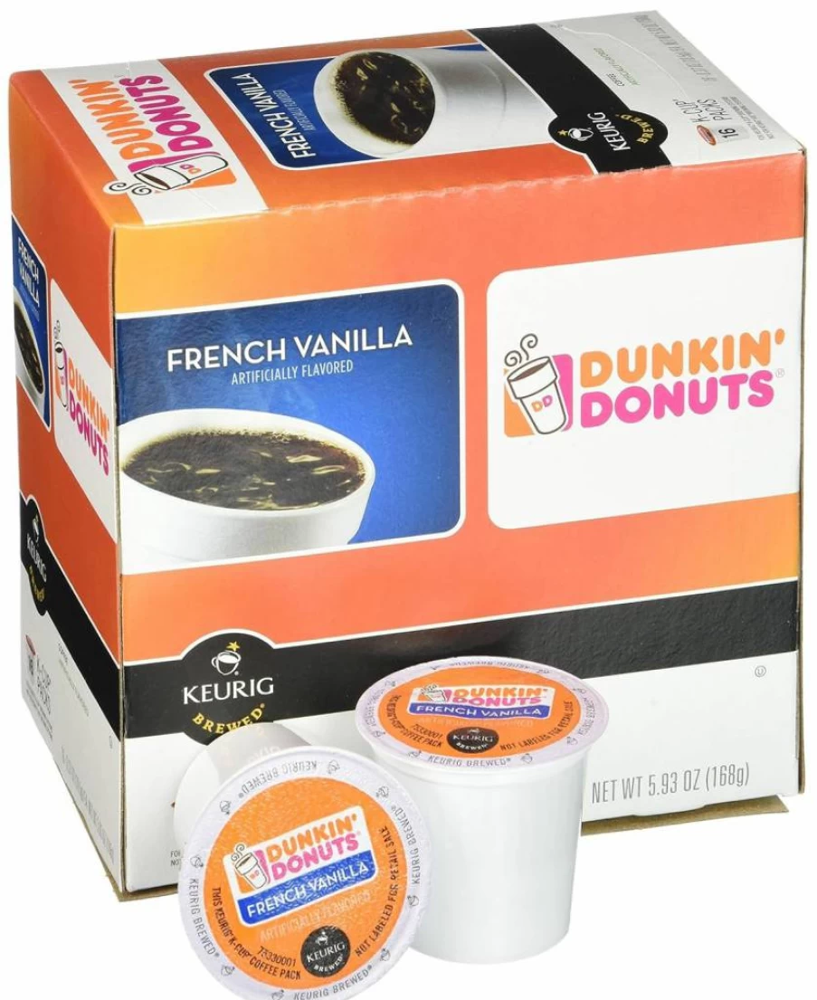 Dunkin' Donuts Original Blend Medium Roast Coffee K-Cup Pods, 44 Count Box (006933) - Compatible with Keurig Brewers