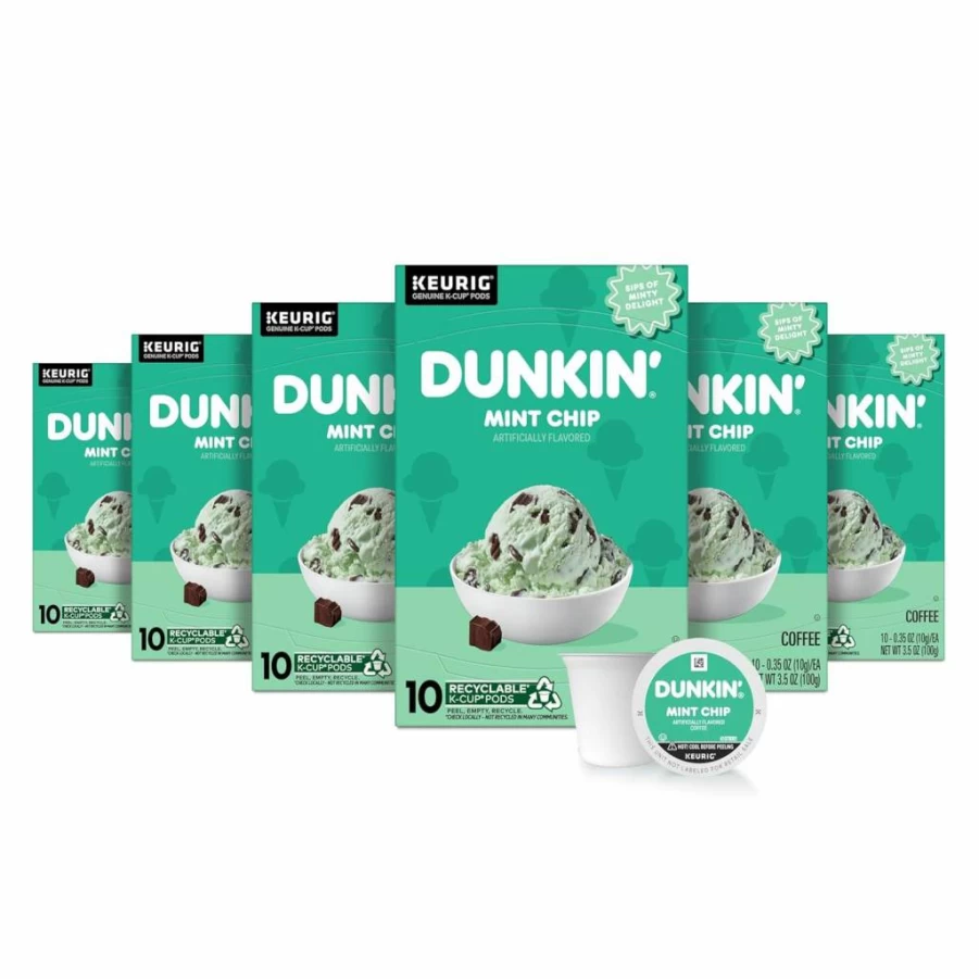 Dunkin' French Vanilla K-Cup Pods, Keurig Compatible Coffee, 60 Count