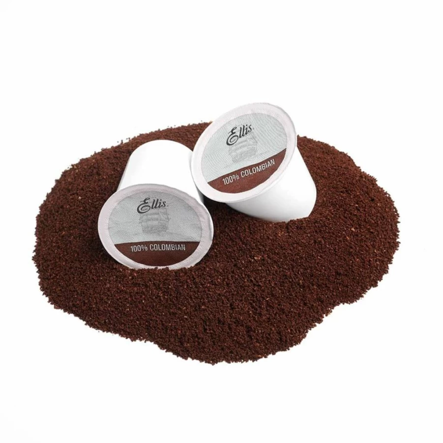 ELLIS COFFEE Medium Roast Single-Serve Pods - Compatible with Keurig K-Cup Brewers (24 Count) - Philadelphia Roast Coffee
