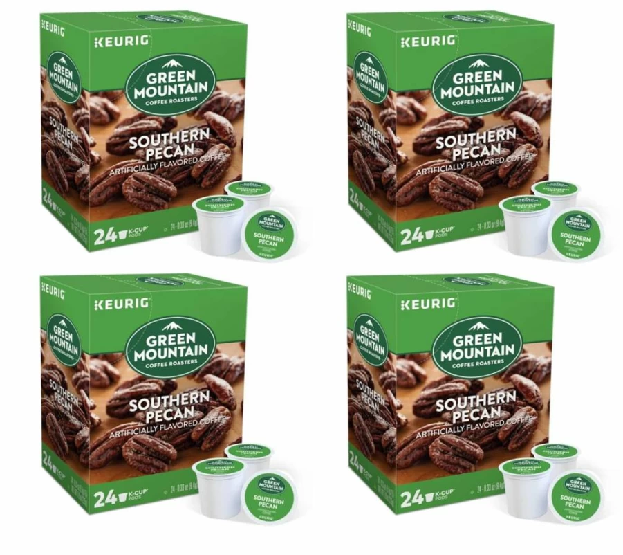 Green Mountain Coffee Roasters Southern Pecan Flavored Coffee K-Cups (96 Count) Compatible with Keurig Brewers