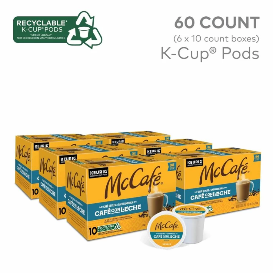 McCafe Latin America Cafe De Olla Single-Serve Coffee Pods - 20 Count K-Cups for Keurig Brewers