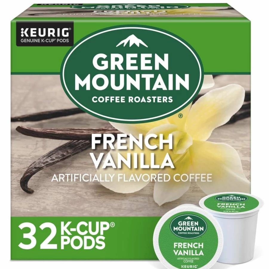 Green Mountain Coffee Roasters Light Roast Caramel Vanilla Cream K-Cup Pods, Single-Serve Coffee for Keurig, 72 Count Pack