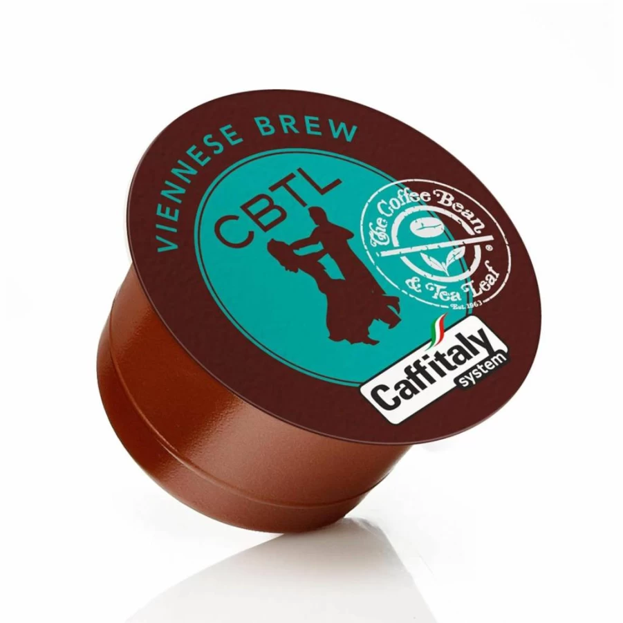 Caffitaly-Compatible CBTL Viennese Coffee Pods by The Coffee Bean & Tea Leaf - 10-Count Capsules