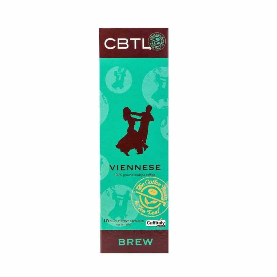 Caffitaly-Compatible CBTL Viennese Coffee Pods by The Coffee Bean & Tea Leaf - 10-Count Capsules