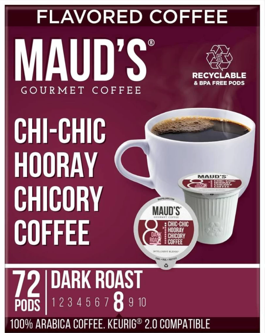 Maud'S 100% Arabica Dark Roast Coffee Pods, 100 Count Recyclable K-Cups, Keurig Compatible Single Serve Pods