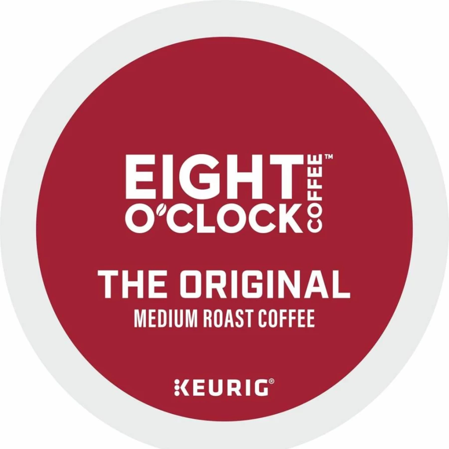 Eight O'Clock Coffee Medium Roast K-Cup Pods for Keurig Brewers, 96 Count (4 Packs of 24) - The Original Single-Serve Coffee