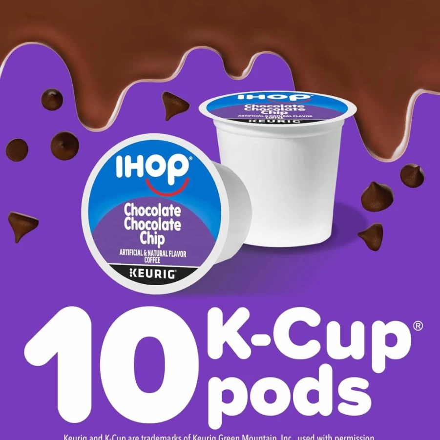 IHOP Vanilla Cupcake Flavored K-Cup Coffee Pods for Keurig, 10 Count Box