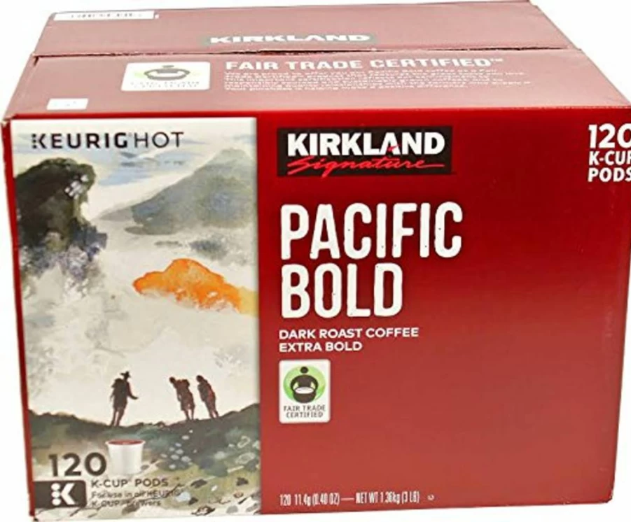 KIRKLAND Signature Coffee Single Serve Pods - 120 Count K-Cup Compatible for Keurig Brewers