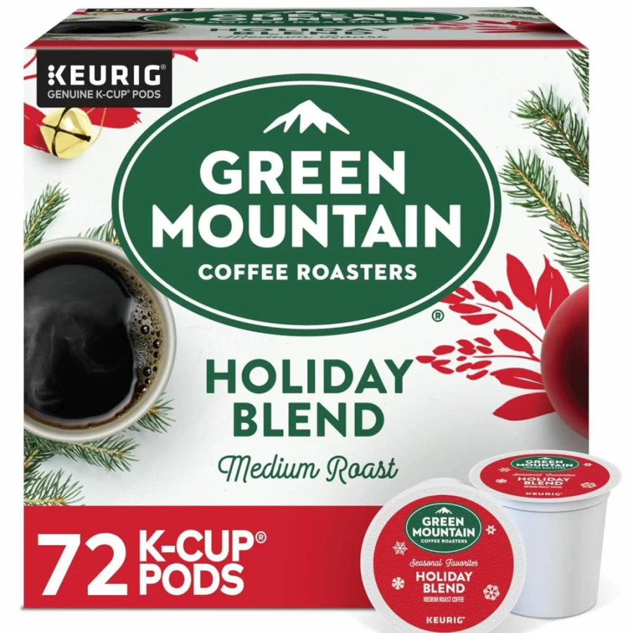 Green Mountain Coffee Roasters Holiday Blend K-Cups, 12 Count, Medium Roast Coffee Pods for Keurig Brewers