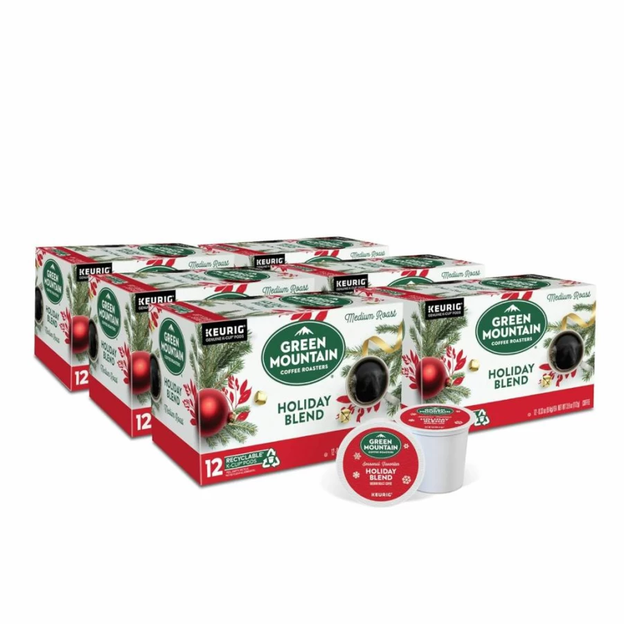 Green Mountain Coffee Roasters Holiday Blend K-Cups, 12 Count, Medium Roast Coffee Pods for Keurig Brewers