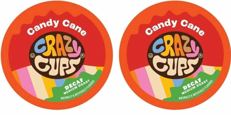 Crazy Cups Decaf Coffee Variety Pack Sampler - 20 Single Serve K-Cups for Keurig Brewers, Assorted Flavors