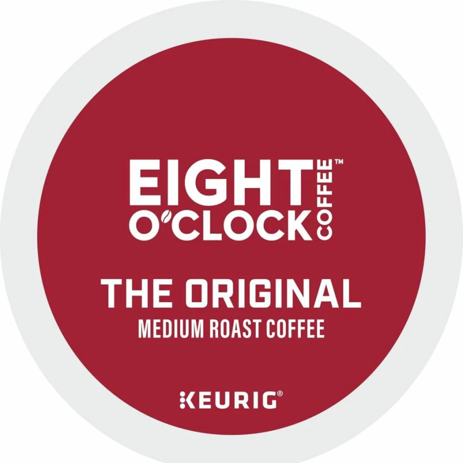 Eight O'Clock Coffee Colombian Peaks Medium Roast K-Cup Pods, 96 Count (4 Pack) – Single-Serve Compatible with Keurig Brewers