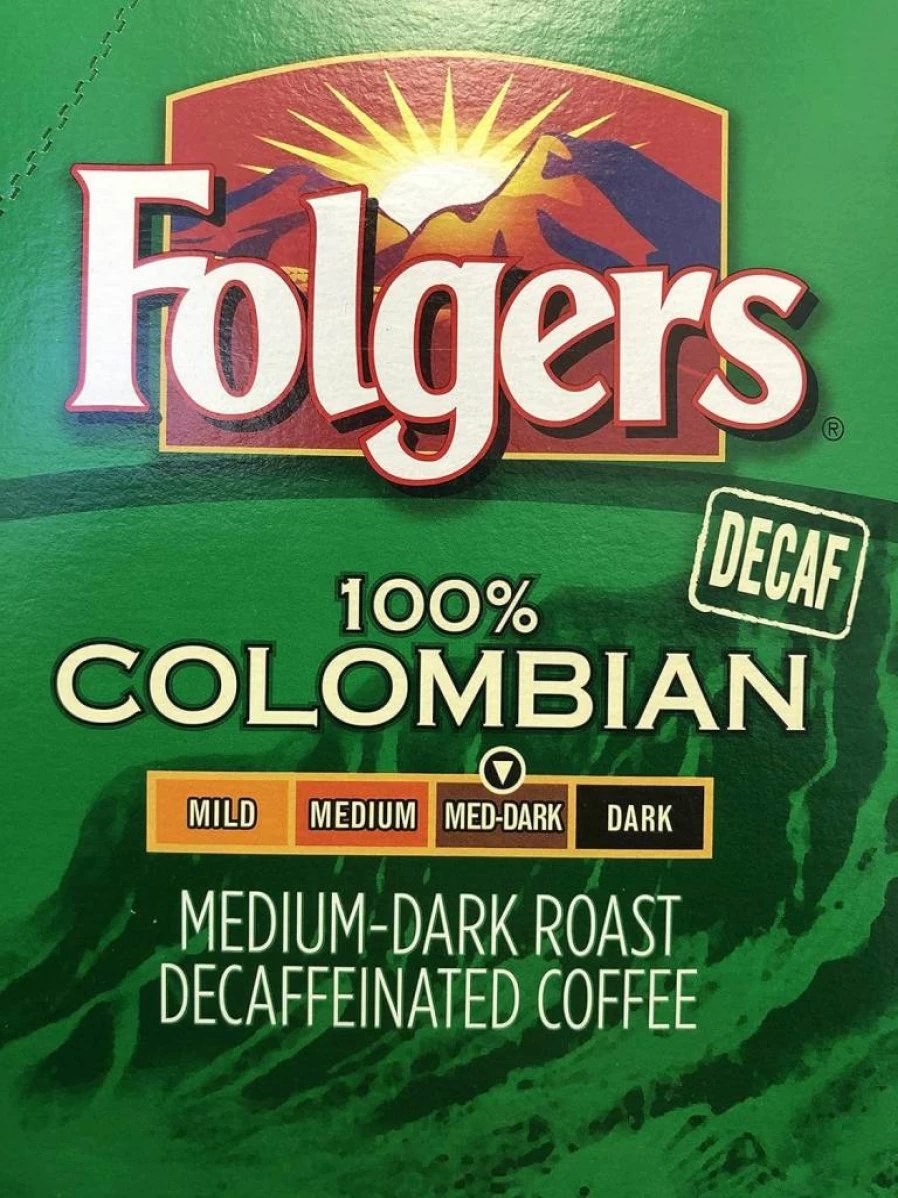 Folgers Decaf Colombian Coffee K-Cup Pods for Keurig - 100% Arabica, 48 Count