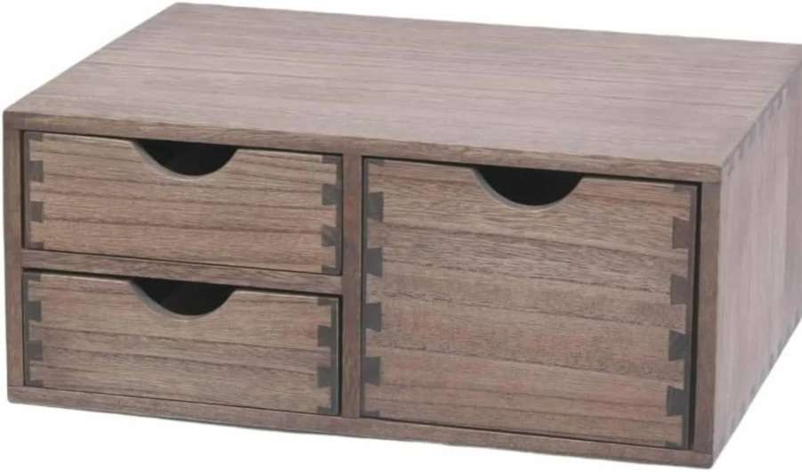 DDYURI Wooden Coffee Pod Organizer with 2 Drawers - K-Cup Storage Holder for Kitchen Counter, Office, and Home Decor - Compact Brewer Accessories