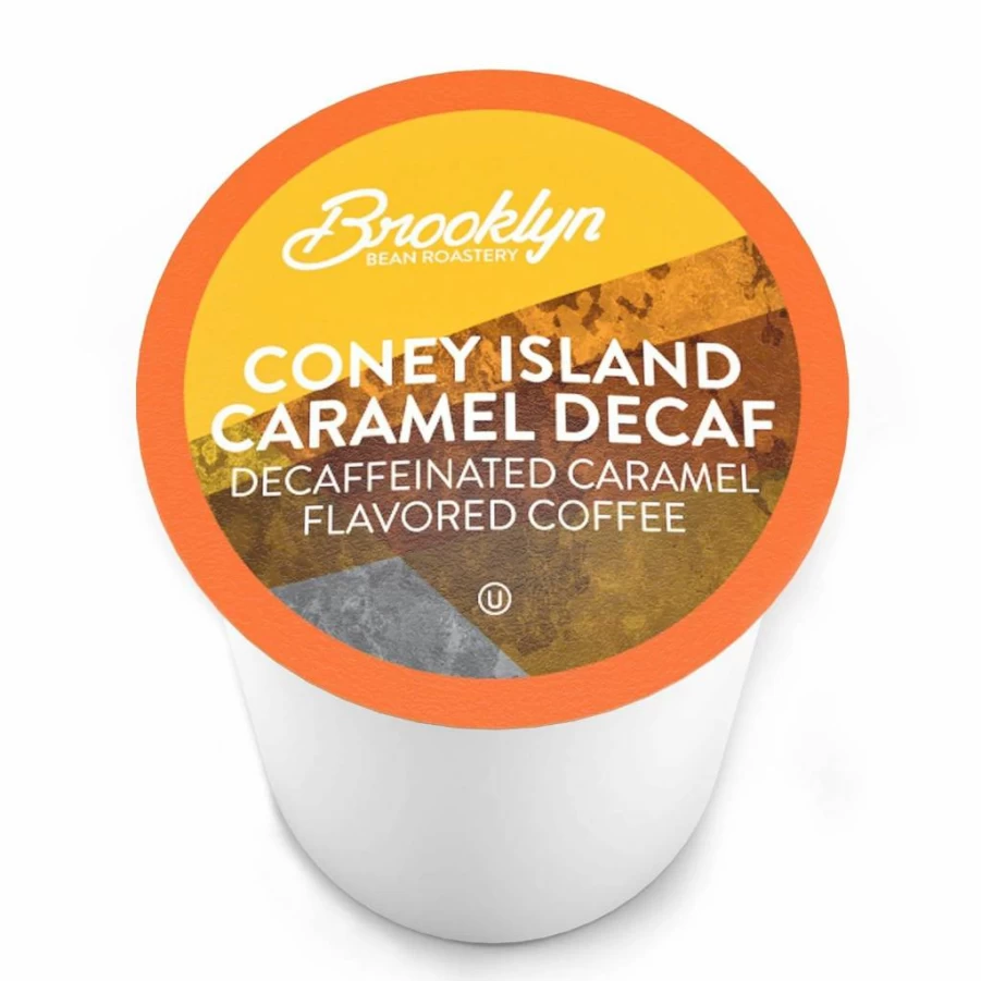 Brooklyn Beans Decaf Coffee Pods Variety Pack - 40 Keurig K-Cup Compatible Pods, Works with 2.0 Brewers, Assorted Flavors for Decaf Lovers