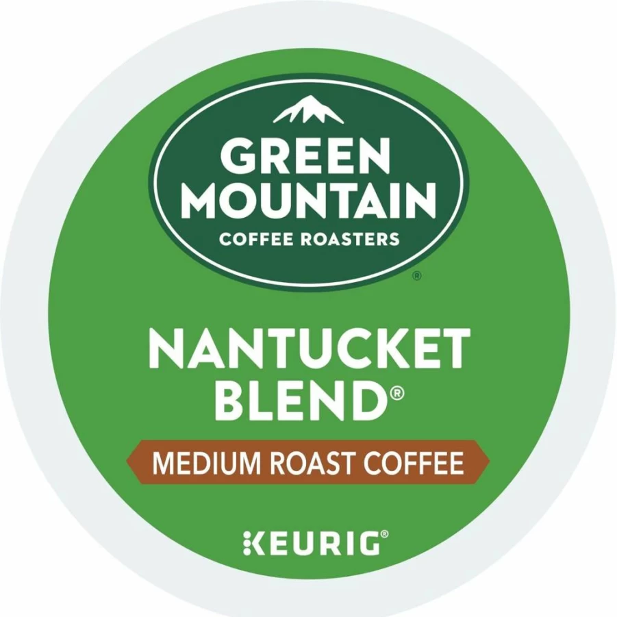 Green Mountain Coffee Roasters Nantucket Blend Medium Roast K-Cup Pods for Keurig Brewers, 24 Count Single-Serve Coffee Pods