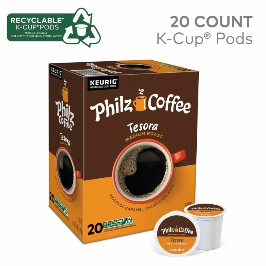Philz Coffee Philtered Soul Medium Roast Single-Serve K-Cup Pods for Keurig - 20 Count Pack