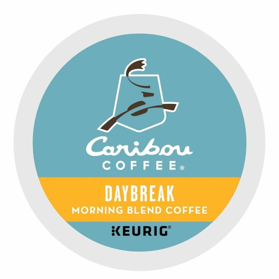 Caribou Coffee Daybreak Morning Blend Light Roast K-Cup Pods for Keurig, 24 Count Single-Serve Coffee Pods