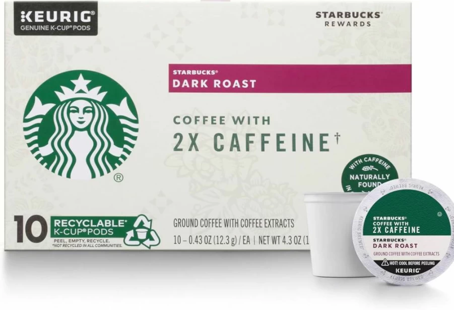 Starbucks Sumatra Dark Roast K-Cup Coffee Pods - 100% Arabica, Compatible with Keurig Brewers, 4 Boxes (96 Pods Total)