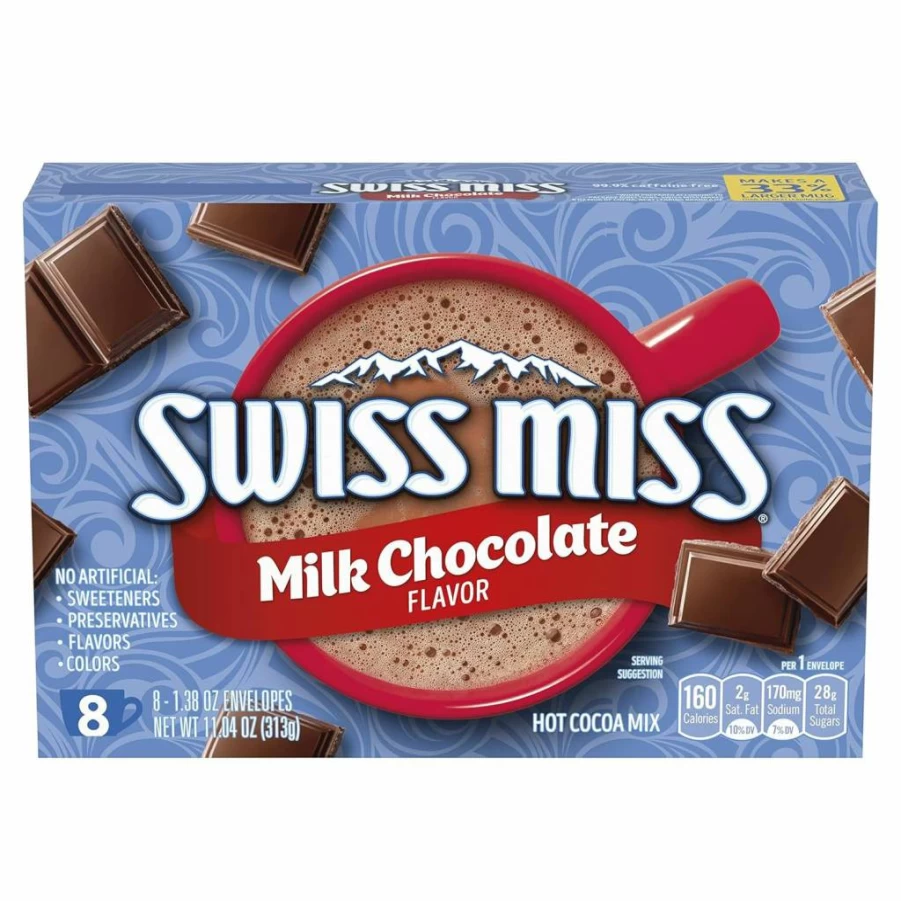 Swiss Miss Reduced Calorie Hot Cocoa K-Cups, 22 Count Box for Keurig Brewers