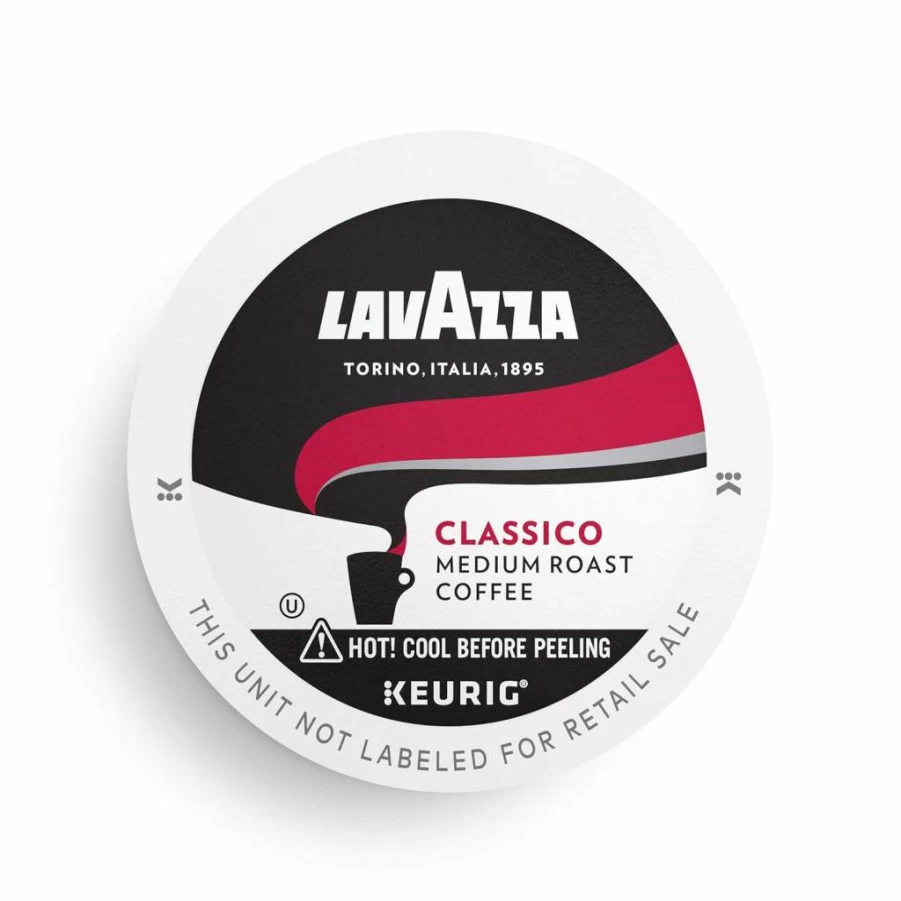 Lavazza Dolcevita Classico Medium Roast Coffee Pods for Keurig K-Cup, 60 Count (6 Packs of 10) - Single-Serve Italian Blend