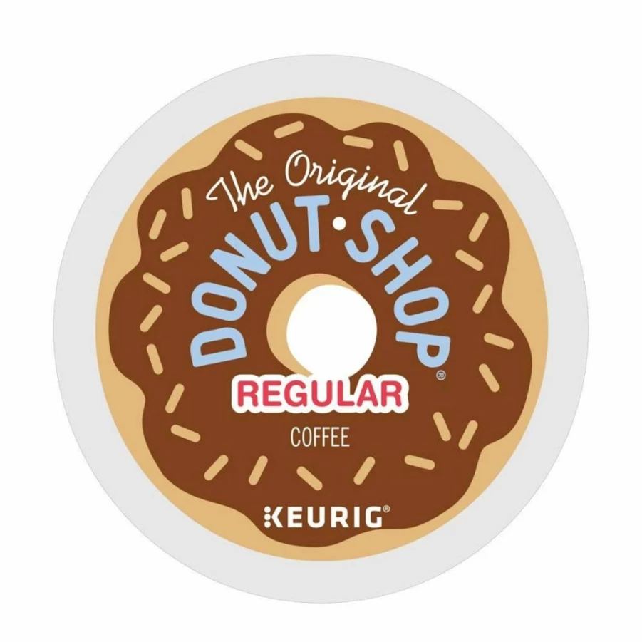 The Original Donut Shop Dark Roast Coffee K-Cup Pods, Single Serve Keurig Compatible Pods, 32 Count