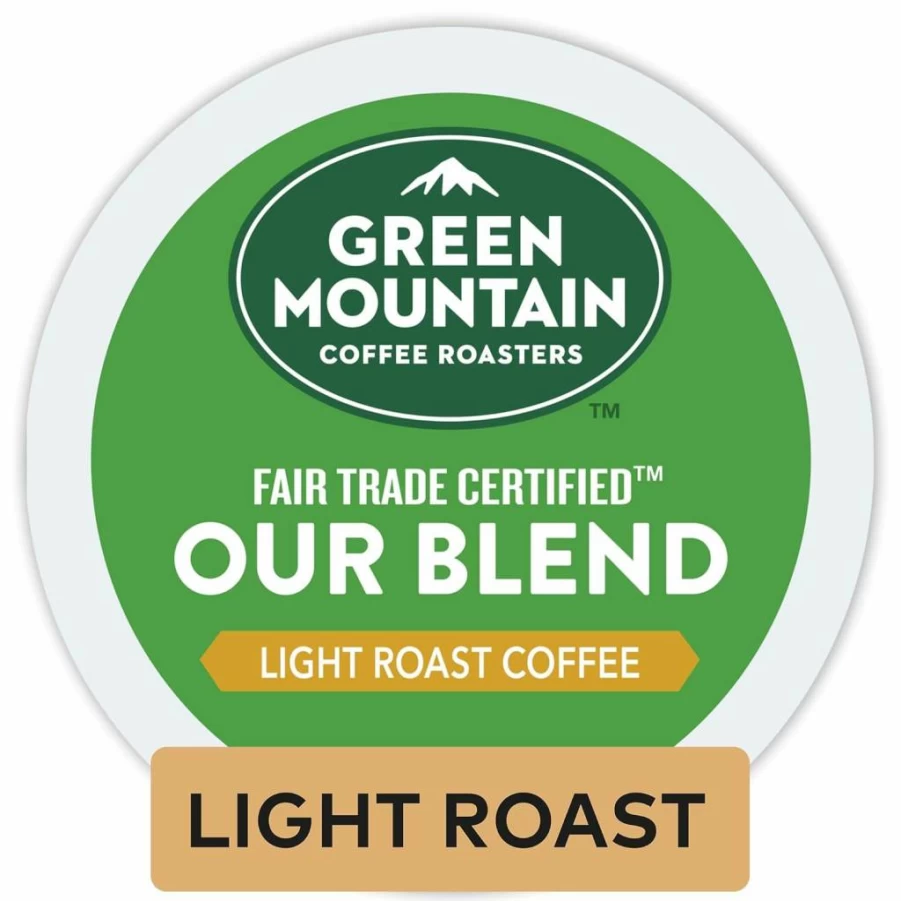 Green Mountain Coffee Roasters Our Blend Light Roast K-Cup Pods for Keurig, 72 Single-Serve Coffee Pods