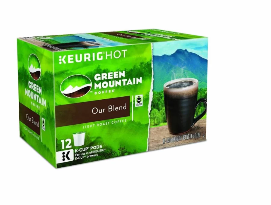 Green Mountain Coffee Roasters Our Blend Light Roast K-Cup Pods for Keurig, 72 Single-Serve Coffee Pods