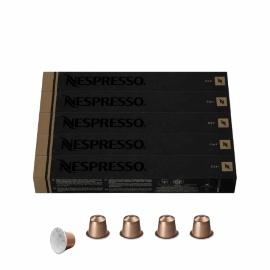Nespresso OriginalLine Volluto Mild Roast Espresso Coffee Pods, 50-Count Capsules for Nespresso Machines
