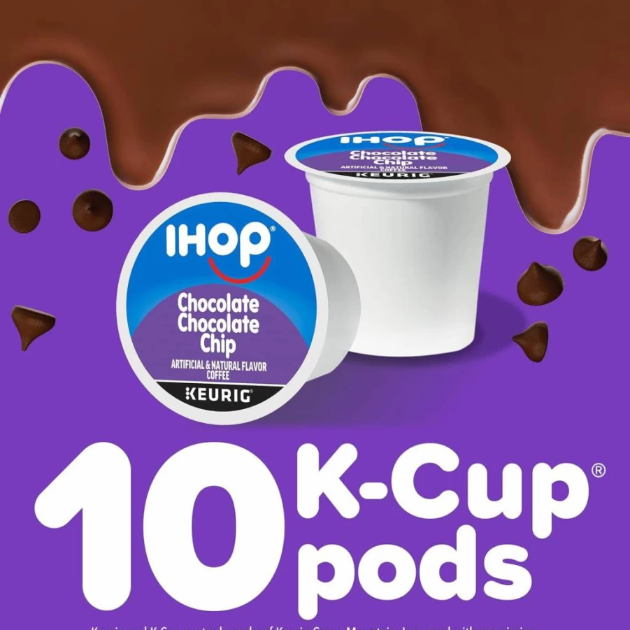 IHOP Medium Roast Signature Blend Coffee Pods for Keurig K-Cup Brewers, 10 Count Box