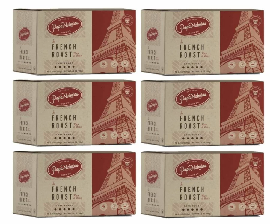 Papanicholas Coffee Hawaiian Islands Blend Single-Serve Pods for Keurig K-Cup Brewers, 12 Oz Medium Roast Coffee Cups