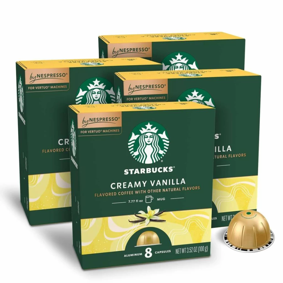 Starbucks by Nespresso Vertuo Variety Pack - 44 Coffee & Espresso Pods (7.8oz & 1.35oz Brew Sizes)