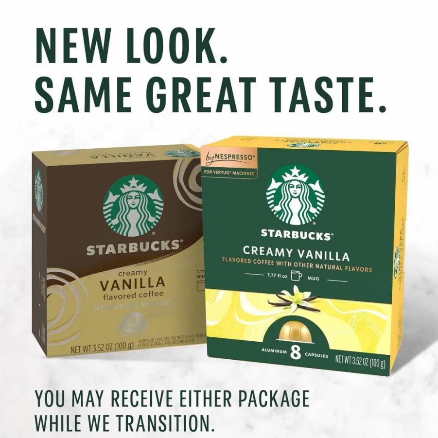 Starbucks by Nespresso Vertuo Variety Pack - 44 Coffee & Espresso Pods (7.8oz & 1.35oz Brew Sizes)