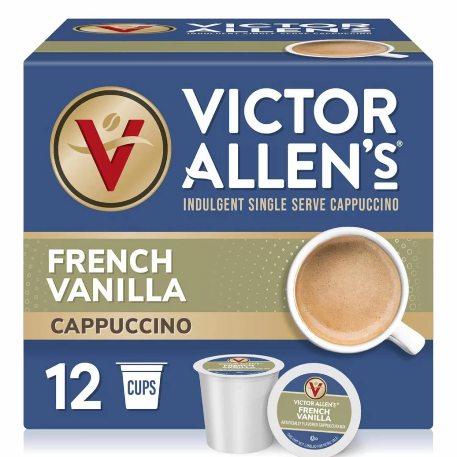 Victor Allen's Coffee Sweet & Salty Caramel K-Cup Pods, 12 Count, Compatible with Keurig Brewers