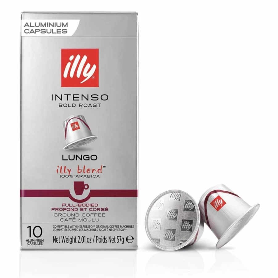 Illy Classico Medium Roast Coffee Capsules for Nespresso Machines - 100 Count, Mild & Balanced with Caramel, Orange Blossom & Jasmine Notes