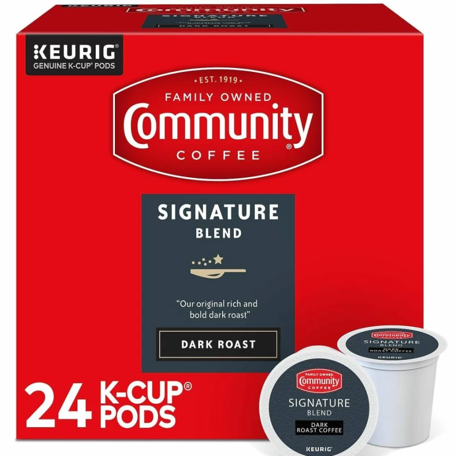 Community Coffee Breakfast Blend Medium Roast K-Cup Pods - 72 Count, Compatible With Keurig 2.0 Brewers, Single Pack
