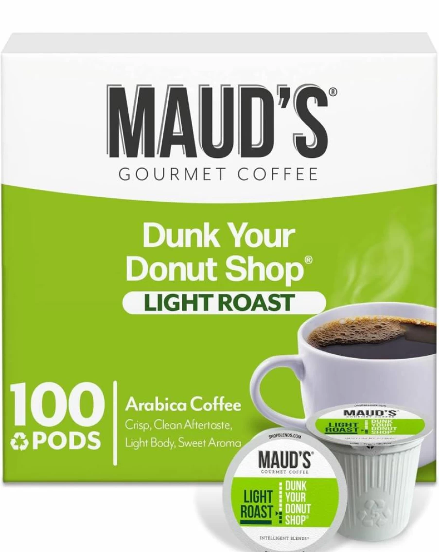 Maud's Coffee Pods Variety Pack - 80 Count, 9 Assorted Dark & Medium Roasts, 100% Arabica, Recyclable K-Cup Pods Compatible with Keurig Brewers