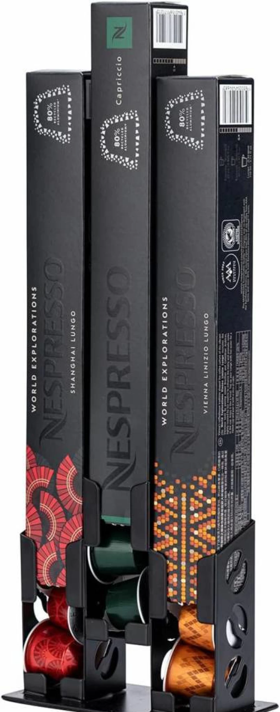 ZCDCP Nespresso OriginalLine Pod Holder - 50-Count Coffee Capsule Organizer Stand for Original Compatible Pods