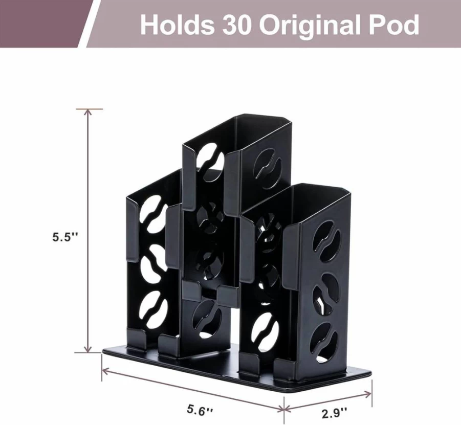 ZCDCP Nespresso OriginalLine Pod Holder - 50-Count Coffee Capsule Organizer Stand for Original Compatible Pods