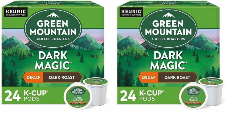 Green Mountain Coffee Roasters Dark Magic Decaf K-Cup Pods, 12 Count, Keurig Compatible