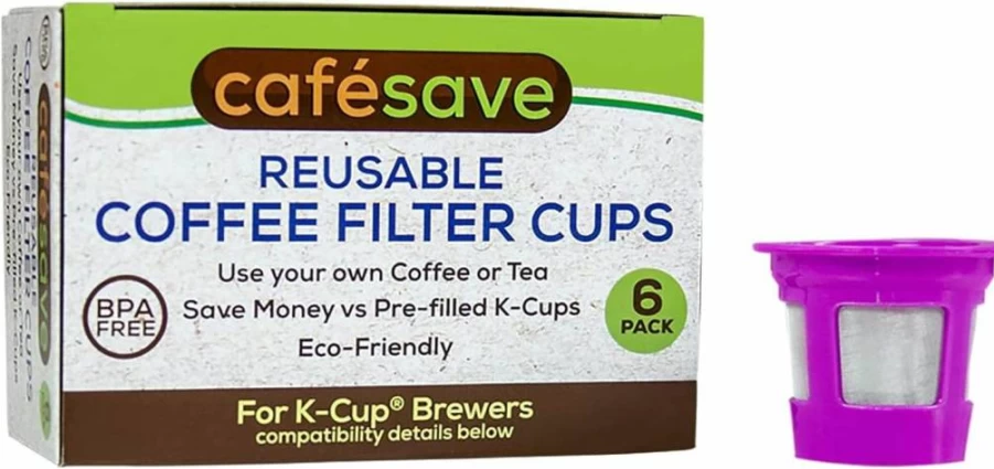 PERFECT POD Reusable K Cup Coffee Filters 4-Pack - Refillable Mesh Strainer Pods for Keurig & Single Serve Coffee Makers, Eco-Friendly & Durable