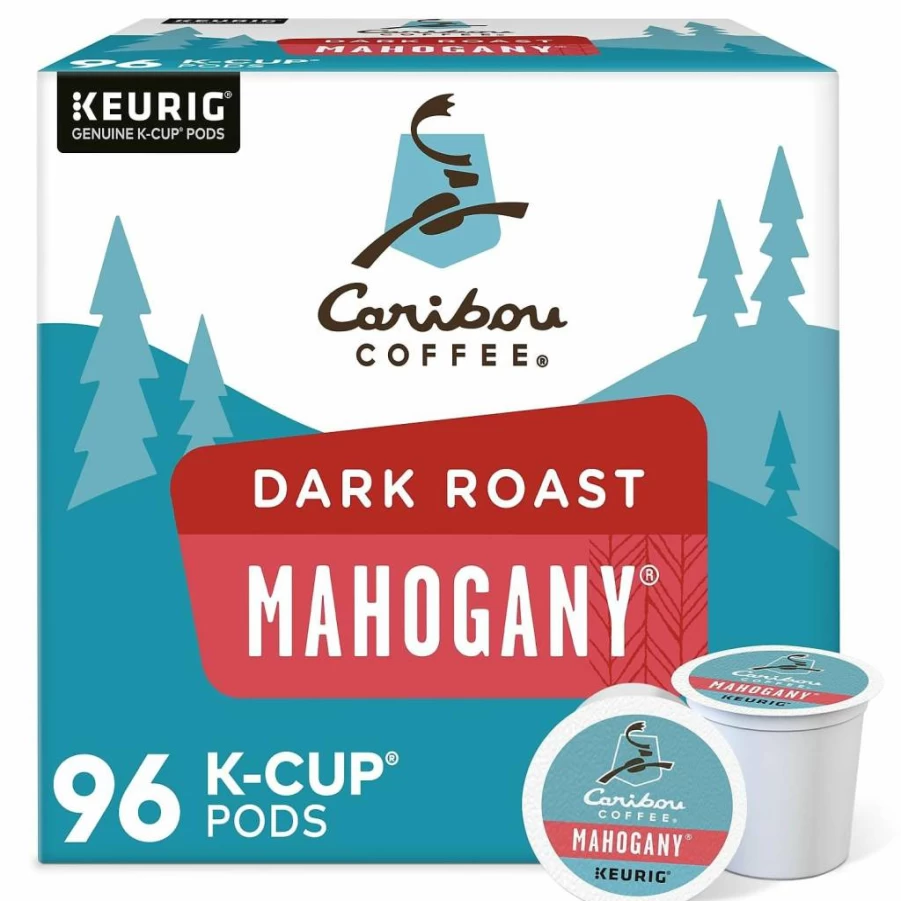 Caribou Coffee Caribou Blend Medium Roast K-Cup Pods for Keurig Brewers, 12 Count Single-Serve Coffee Pods
