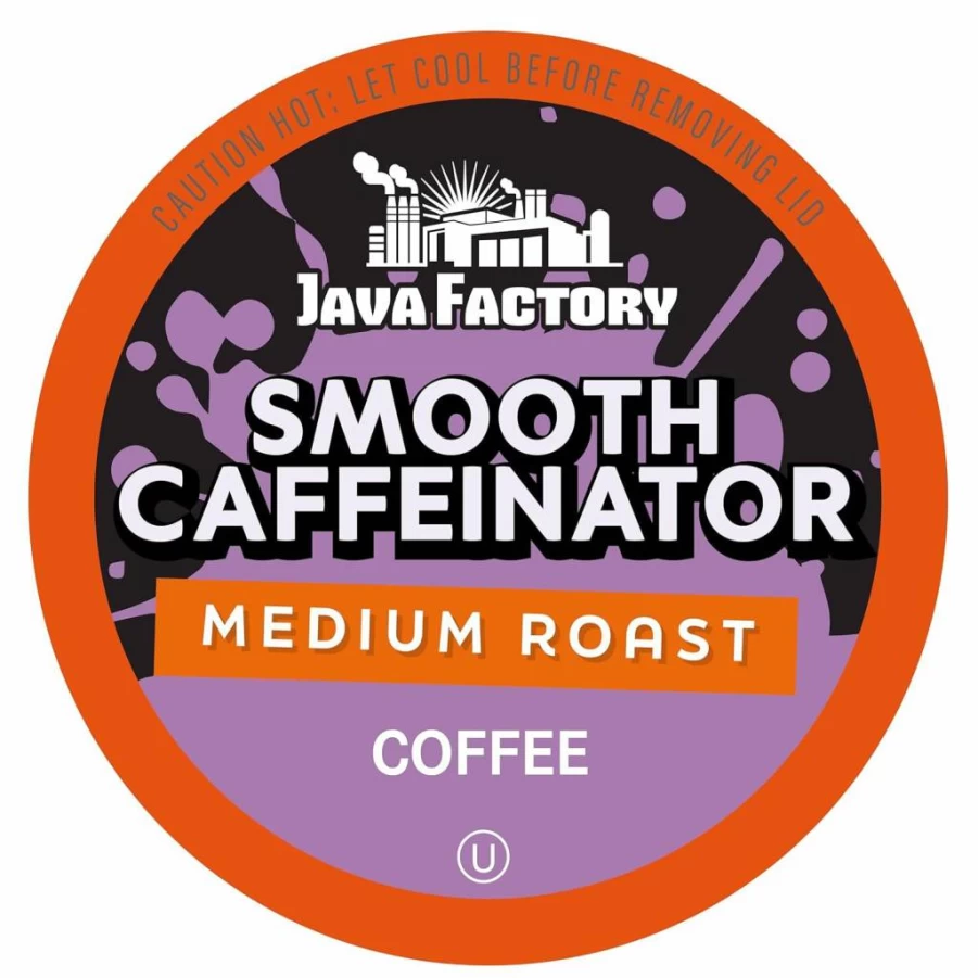 Java Factory High Caffeine Coffee Pods - Extra Bold Double Caffeinated, 80 Count K-Cup Pods Compatible with Keurig 2.0 Brewers